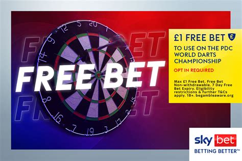 sky bet darts,PDC World Darts Championship betting offer: Get a completely free £1 